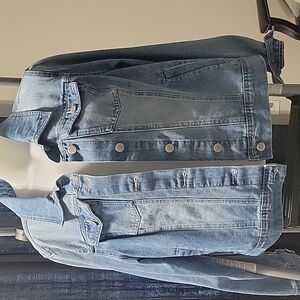 Light blue faded jean jacket